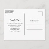 Zähne und Werkzeuge Dental Pattern Vielen Dank Postkarte (Rückseite)