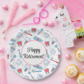 Zähne und Werkzeuge für die elterliche Pflege von Pappteller (Party)