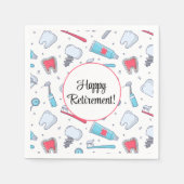 Zähne und Werkzeuge für die elterliche Pflege von  Serviette (Vorderseite)