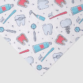 Zähne und Werkzeuge Zahnmuster Seidenpapier (Ausschnitt)