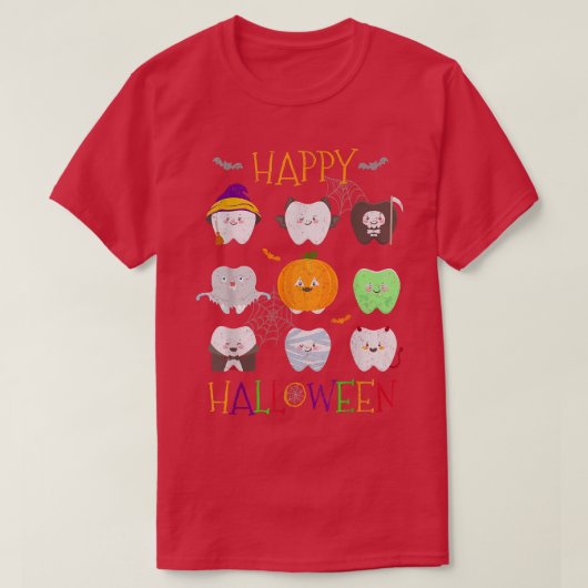 Zähne-Zahnarzt T-Shirt (Design vorne)
