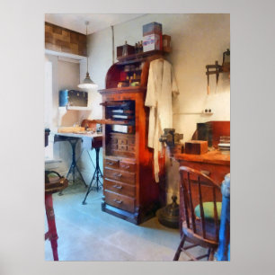 Zahner-Labrador mit Laborkittel Poster