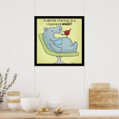 Zahnerfassung ist HippopotaMUSS Poster (Küche)