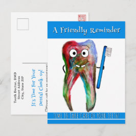 Zahnersatz Erinnerung Postkarte