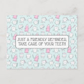 Zahnersatz Erinnerung Postkarte (Vorderseite)