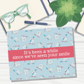 Zahnersatz Erinnerung Postkarte