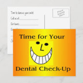 Zahnersatzkarte Postkarte (Vorne/Hinten)