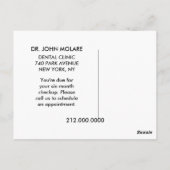 Zahnerstellung Postkarte (Rückseite)