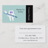 Zahnerstellung Terminkarte (Vorne/Hinten)