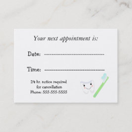 Zahnerstellung Terminkarte