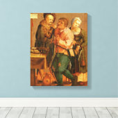 Zahnertrag Leinwanddruck (Insitu (Holzboden))