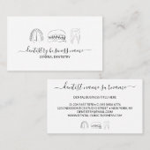 Zahnerweißkunst Visitenkarte (Vorne/Hinten)