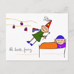 Zahnfee Postkarte