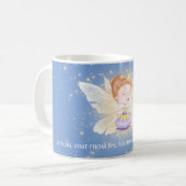 Zahnfee-Prinzessin mit Zahn-Magie Kaffeetasse (Vorderseite Links)