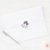 Zahnfee Quadratischer Aufkleber (Umschlag)