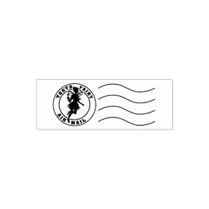 Zahnfee-Silhouette-Brief-Post Permastempel