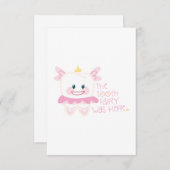 Zahnfee war hier dankeskarte (Vorne/Hinten)