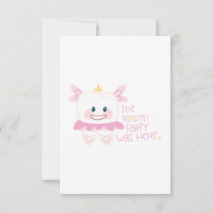 Zahnfee war hier dankeskarte