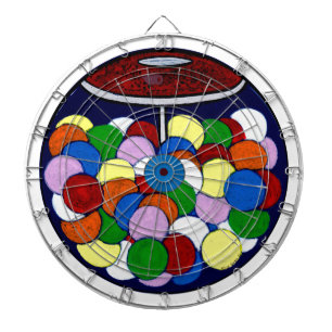 Zahnfleischmaschine Dartscheibe