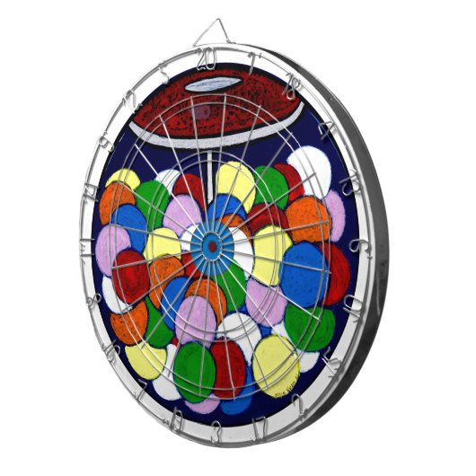 Zahnfleischmaschine Dartscheibe (Vorderseite rechts)