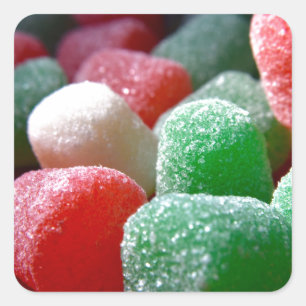 Zahnfleischtropfen Quadratischer Aufkleber