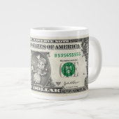 Zahngeld-Dollar-Schein Jumbo-Tasse (Vorderseite Rechts)