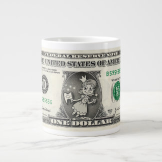 Zahngeld-Dollar-Schein Jumbo-Tasse