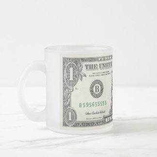 Zahngeld-Dollar-Schein Mattglastasse