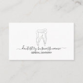 Zahnheilkunde modern visitenkarte (Vorderseite)