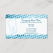 Zahnheilkunde Visitenkarte (Rückseite)