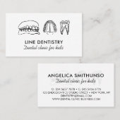 Zahnheilkunde Visitenkarte (Vorne/Hinten)