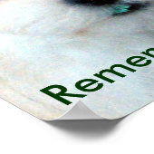 Zahnhygiene-Fallop-Welpe Poster (Ecke)