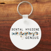 Zahnhygiene Genius Schlüsselanhänger (Vorderseite)
