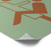 Zahnhygiene Pop Art Poster (Ecke)