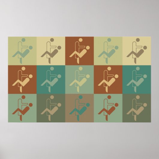 Zahnhygiene Pop Art Poster (Vorne)