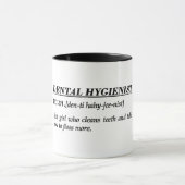 Zahnhygiene Tasse (Zentrum)