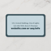 Zahnhygiene Visitenkarte (Rückseite)