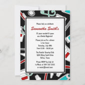 Zahnhygiene / Zahnärztliches Party Einladung (Rückseite)