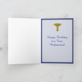 Zahnhygienischer Geburtstagskarte Karte (Innenseite)