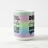 Zahnhygienischer Glitzer Sparkle Bling Kaffeetasse (Mittel)