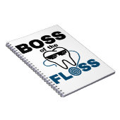 Zahnhygienischer Leiter des Verlustes Notizblock (Rechte Seite)