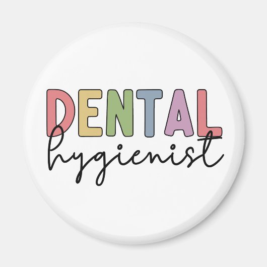 Zahnhygienischer RDH Registered Dental Hygienic Magnet (Vorne)