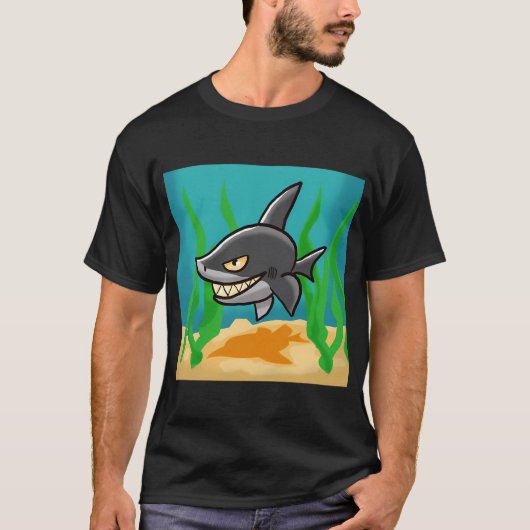 Zahniger Hai T-Shirt (Vorderseite)