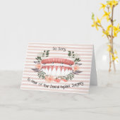 Zahnimplantat-Operation erhält Wohlfahrtskarte Karte (Gelbe Blume)