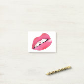 Zahnkeime werden geschmuckt bringen Sie das Klinge Post-it Klebezettel (Auf Schreibtisch)