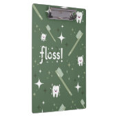 Zahnklappe, Geschenk für Zahnhygiene, Zähne Klemmbrett (Rechts)