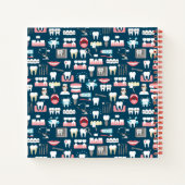 Zahnklinik-Büromuster Notizblock (Rückseite)