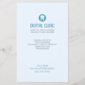 Zahnklinik-Flyer Flyer (Hinten)