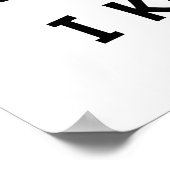 Zahnkrone Poster (Ecke)