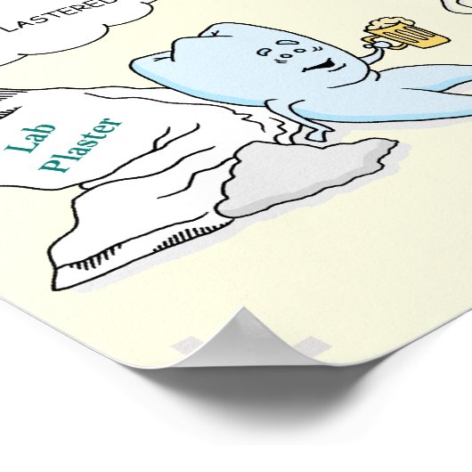 Zahnlabor-Poster Poster (Ecke)